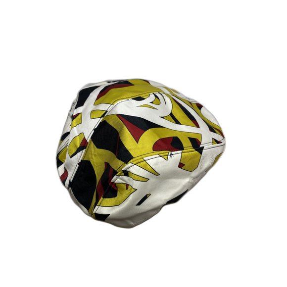 100% Authentic Emilio Pucci Red/Yellow/Black/White  Beret Hat - Picture 6 of 10